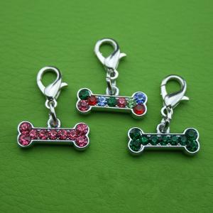 제조 뼈 개는 개인 애완동물 탭 탭 탭 사용자 정의 qr 아연 합금