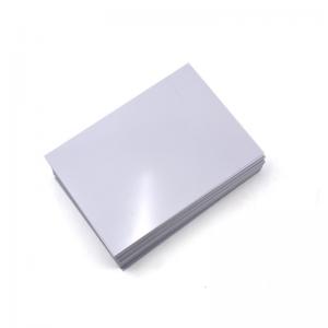 백색 내열성 실리콘 플라스틱 시트 A4 사이즈 신분증 용 PET 시트