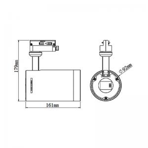 30W LED 트랙 빛 스포트 라이트