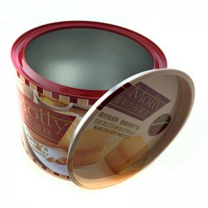 케이크와 쿠키에 대한 2018 뜨거운 판매 둥근 주석 상자