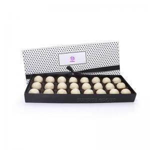 뚜껑이없는 판지 거품 삽입 초콜렛 포장 상자