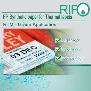 개인 열전달 롤 코팅 빈 바코드 자체 접착 라벨