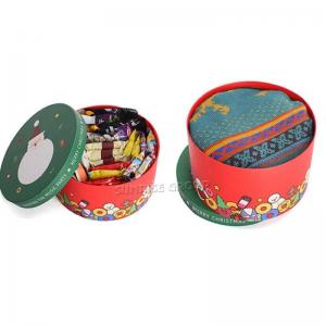 크리스마스를위한 주문품 작은 판지 선물 포장 상자