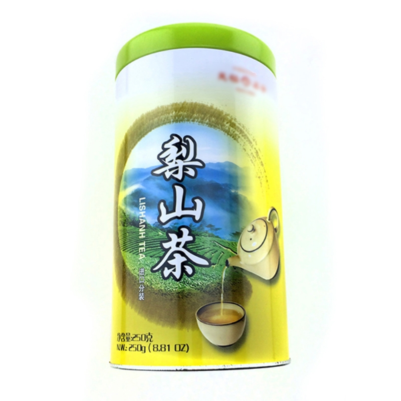 플러그 뚜껑이 달린 사용자 지정 원형 차 주석 상자