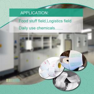 Zebra Barcoder를위한 Rtm-75 고감도 열 BOPP 합성 용지