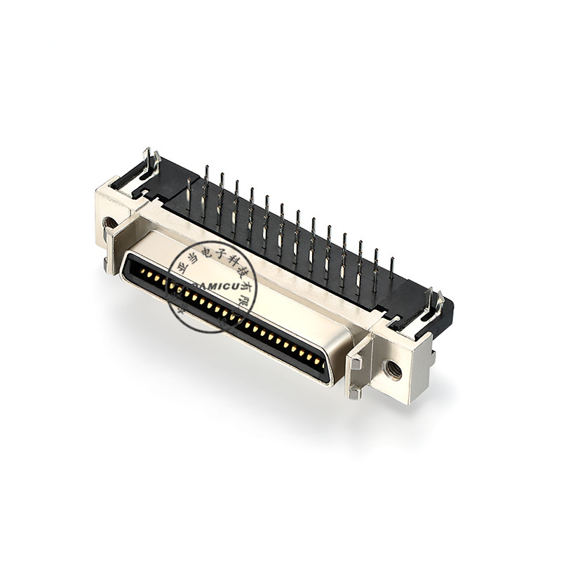 공장 도매 50 핀 SCSI 아연 합금 50 핀 여성 커넥터