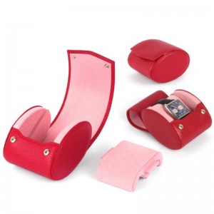 인조 가죽 시계 상자