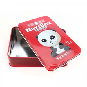 사용자 정의 직사각형 눈 패치 포장 상자, 화장품 주석 상자 인쇄