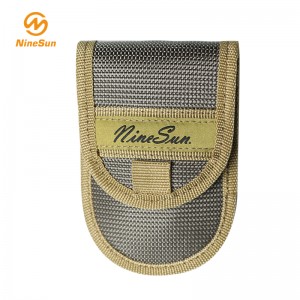 작은 그린 나일론 접이식 칼집 - NineSan