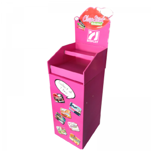 화장 용 골판지 마분지 디스플레이 스탠드 팝업