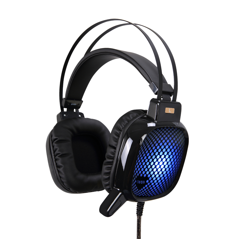 PC, 노트북, PS3, PS4, XBOX ONE 용 LED 조명이있는 OEM 고품질 게임용 헤드셋