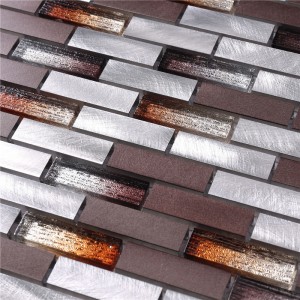 현대 3d 효과 벽 타일 침실 벽에 풍경