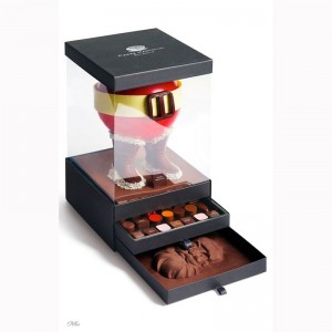 사용자 지정 모양 PVC 창 수 제 선물 상자