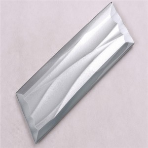 hmbz07 회색 좋은 가격 파도가 유리 타일 튀어