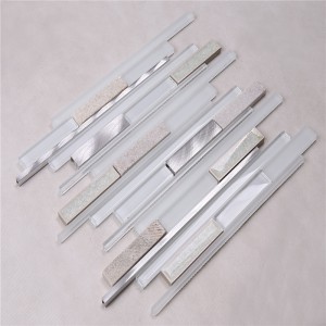 크리스털 유리 hsd124 공장에서 직접 블루 리본 모자이크 타일