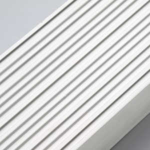 큰 열 싱크 6060 T5 알루미늄 선형 빛 LED 지구를위한 LED 단면도