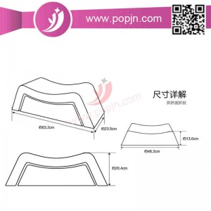 들어설 새 접이식 골판지 고양이 발톱