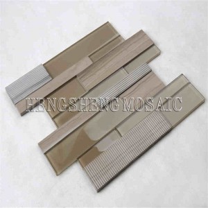 독특한 예술적 데리고 유리 함부로 도자기 대리석 높은 품질 지하철 모자이크 타일