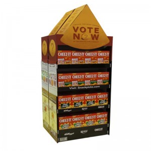 소프트 드링크 종이 디스플레이 골 판지 디스플레이 스탠드