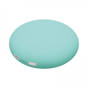 재충전 용 원형 손 따뜻하게 양면 가열 손 따뜻하게