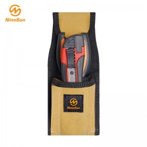 카키색 블루 캔버스 플라이어 칼 소품 용 홀더 도구 주머니