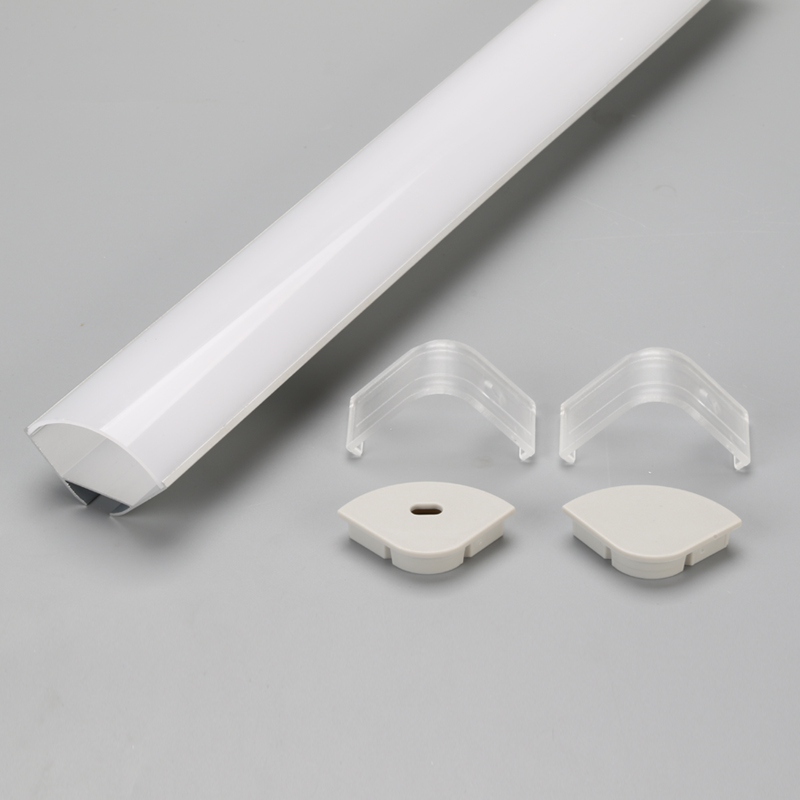 LED 스트립 채널을위한 넓은 구석의 산화 피막 알루미늄 프로파일