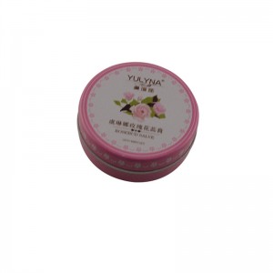 작은 라운드 두 조각 입술 연고, 화장품 포장 주석 상자