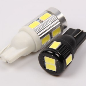 T10 웨지 W5W 168 194 6SMD 10SMD 5730 자동 대체 전구