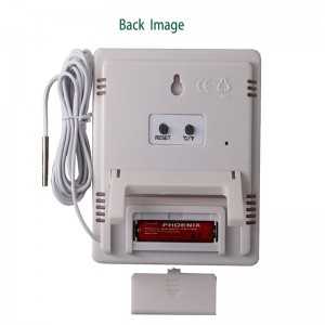 환경 친화적 인 디자인 대형 LCD 디스플레이 실내 실외 온도계 습도계