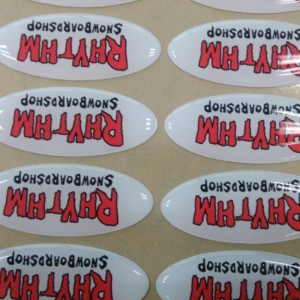 사용자 지정 3M 강한 자기 접착력 3D 에폭시 폴리 우레탄 pu 수지 돔 라벨 인쇄