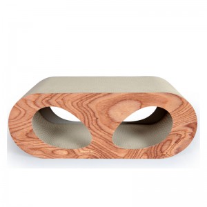 YJ 디스플레이 친환경 애완 동물 공급 골판지 고양이 Scratcher 라운지