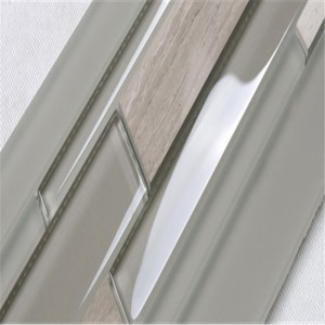 HSD132 현대 장식 스트립 부엌 유리 세라믹 Backsplash 벽 타일