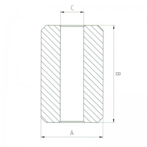 스틸 스톱 버튼 S-409 스웨이 징 슬리브