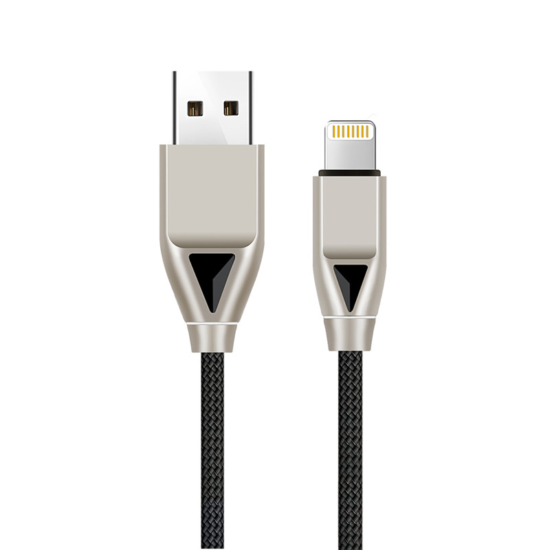 KPS-8449CB 나일론 USB 케이블 -diamond type-c / lighting / micro