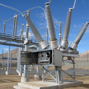 발전소 일체형 철골 구조물