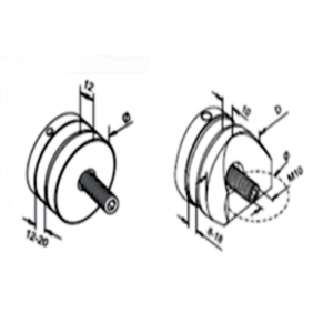 유리 어댑터 50MM