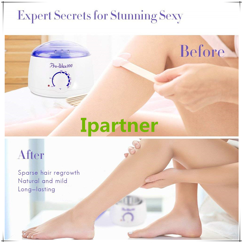 Ipartner AX - 100 휴대용 전기 핫 왁스 머리 제거 기계 - 푸른 뚜껑