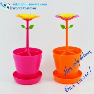 Akbrand 꽃 모양의 테이블 스토리지 박스