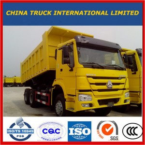 Sinotruk HOWO 20Cubic Meters 371 6X4 헤비 듀티 티퍼 / 덤프 트럭