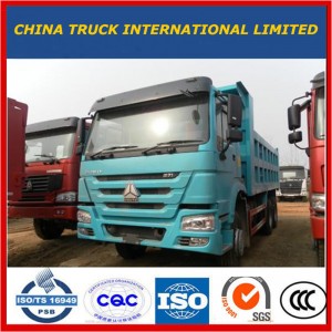 Sinotruk HOWO 20Cubic Meters 371 6X4 헤비 듀티 티퍼 / 덤프 트럭