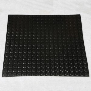 라운드 도트 무거운 의무 말의 고무 타일 안정적인 마찰을위한 고무 안정 바닥 매트