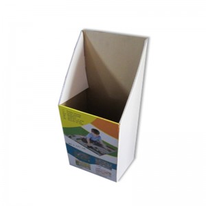 바닥 랙 골판지 골판지 폴리 프로필렌 접이식 디스플레이 스탠드