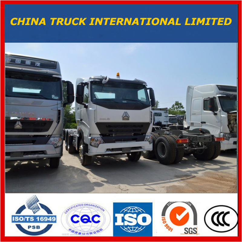 중국 6X4 A7 420HP 10wheels HOWO 견인 트럭 / 트랙터 트럭