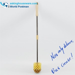 Akbrand 변기 브러시 탄성 스테인레스 스틸 파이프