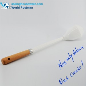 Akbrand 부드러운 화장실 청소 브러시 ​​비치 핸들 그릇 건조기 장치