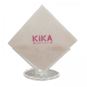 높은 품질 사용자 지정 로고 인쇄 된 종이 냅킨 호텔 및 레스토랑 자연 냅킨