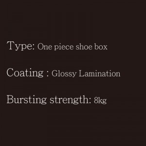 신발 상자 하나 조각 유형 3