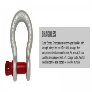 드롭 단조 아연 도금 G210 강철 d 걸쇠 / 나사 핀 걸쇠