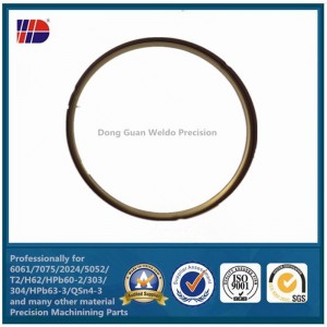 둥근 금속 부품 라운드 밀링 cnc 가공