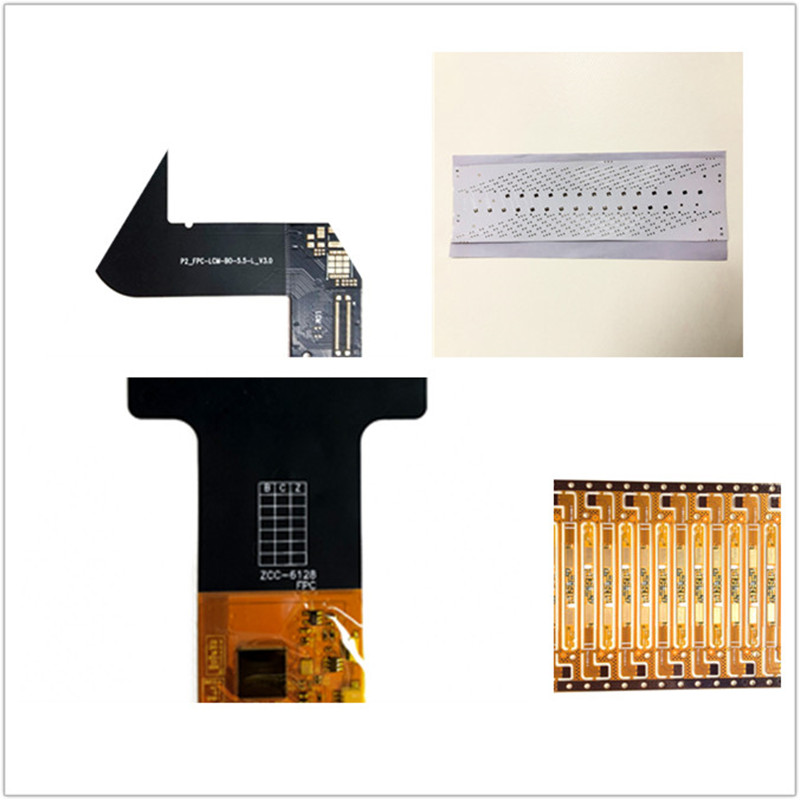 터치 패널 용 FPC / LED / Goldfinger 용 FPC 금도금 보강재 FPC OEM 유연한 PCB 유연한 회로 기판 FPC 케이블 보드